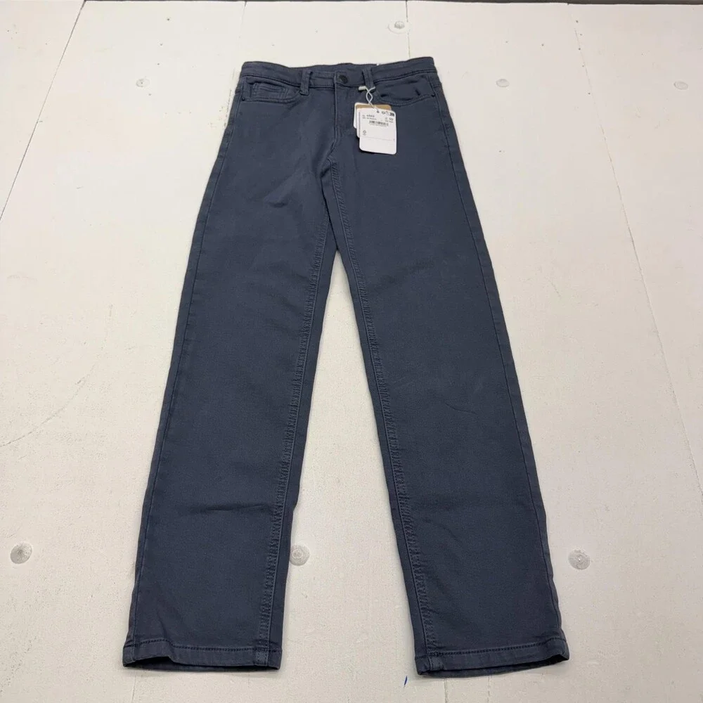 Mayoral Pants Kids 10 Blue Chino Regular Fit Adjustable Waist Super Stretch